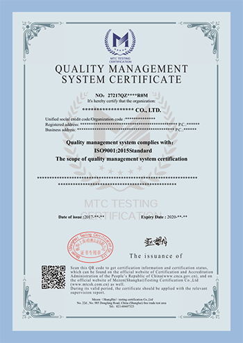 ISO9001样板中文